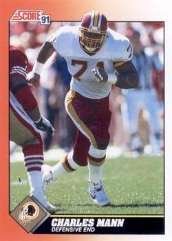 Charles Mann Washington Redskins 1991 Score NFL #411